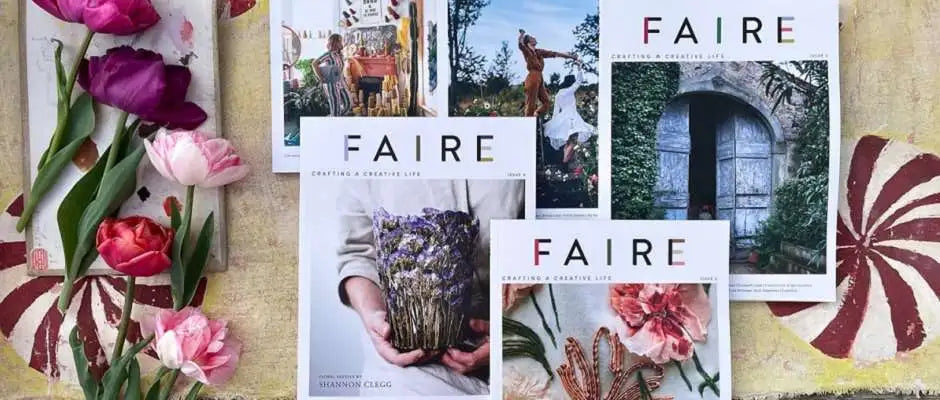 Faire, a luxury Print Magazine. Every issue of the FAIRE is filled with considered words and exceptional visual storytelling and stunning photography. 