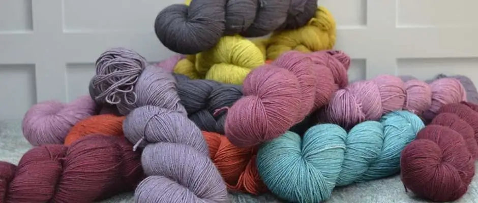 Sock Yarn UK, Yak Sock Yarn. Hand dyed with natural dyes 4