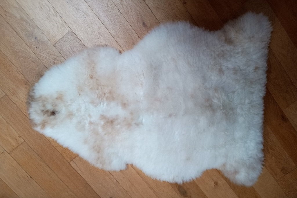 Sheepskin rug two tone 1