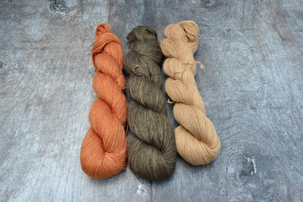 Hand Dyed Yarn Specialty - Bamboo Linen 1