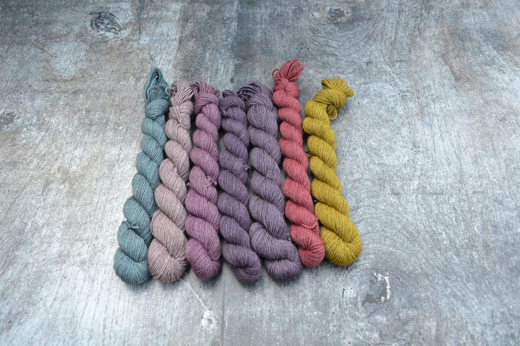 Hand Dyed Yarn, dyed with natural dyes - Yak Sock 20grams 1