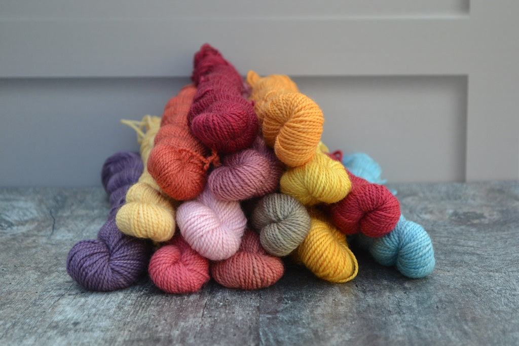 Hand Dyed Yarn, dyed with natural dyes - Sheila&#39;s Sock 20g