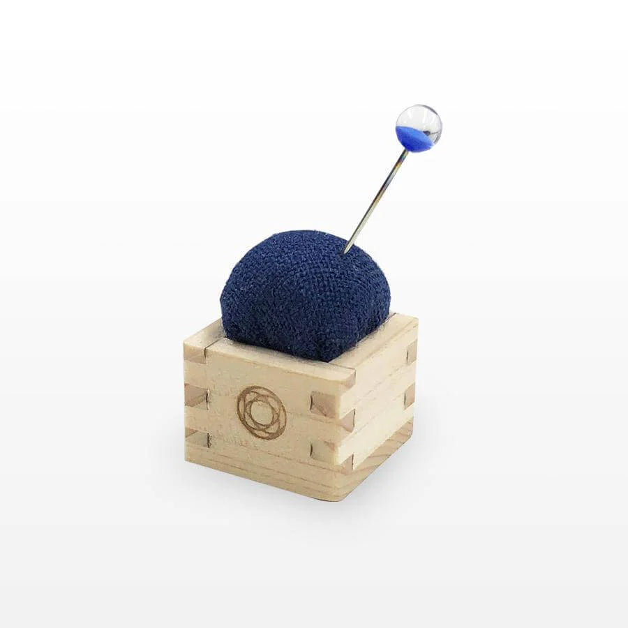 Mini Masu Pincushions Example in Blue