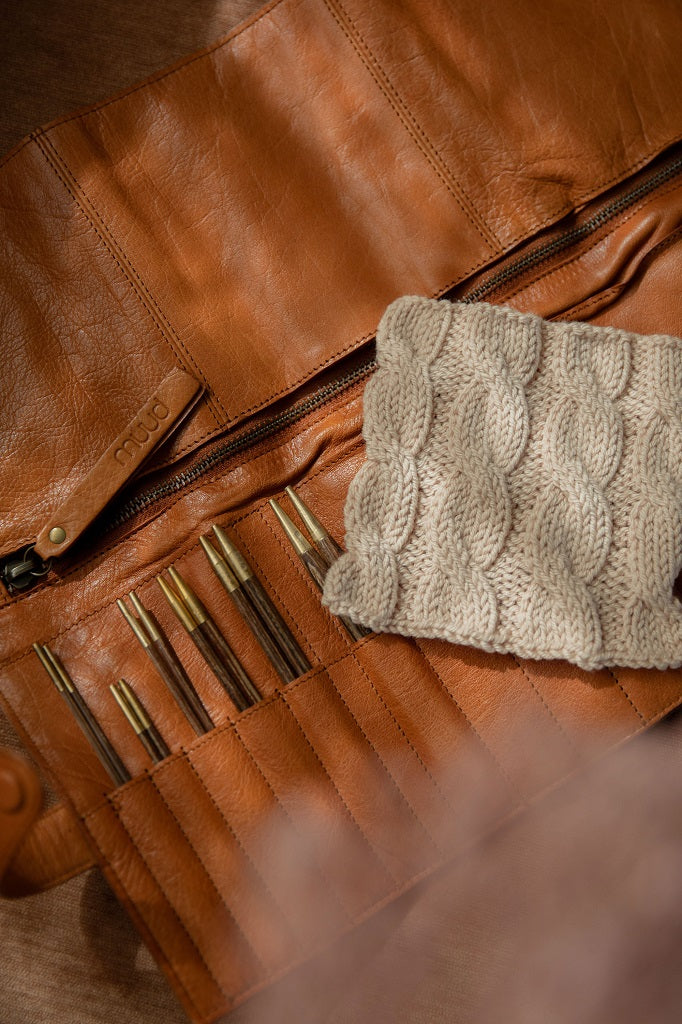 Handmade Leather Case for Interchangeable Needles and Circulars