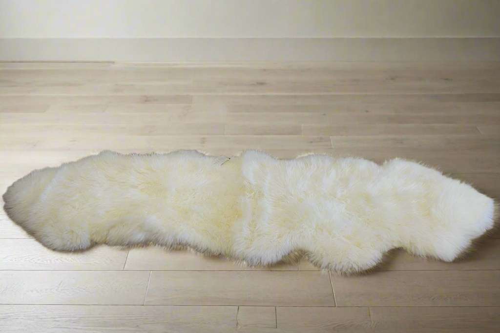 Sheepskin rug double size