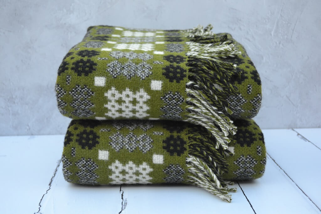 Welsh Blankets. Hand woven in limited numbers. New wool - not "vintage", used or second hand.