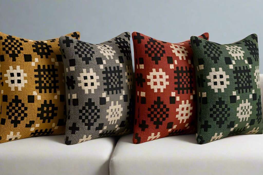Welsh tapestry cushions