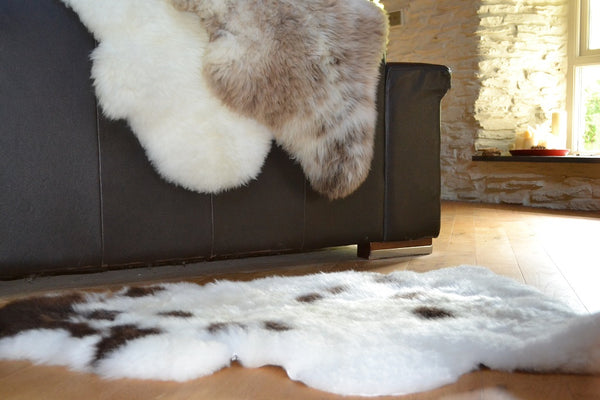 Single Pelt Sheepskin Rug Undyed Natural