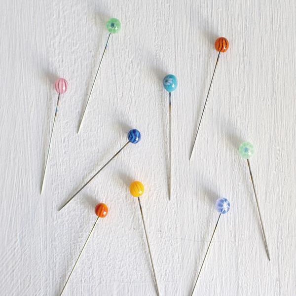 Glass Head Tambo-Dama Sewing Pins by Cohana {Sakura 23} - Willow Cottage  Quilt Co